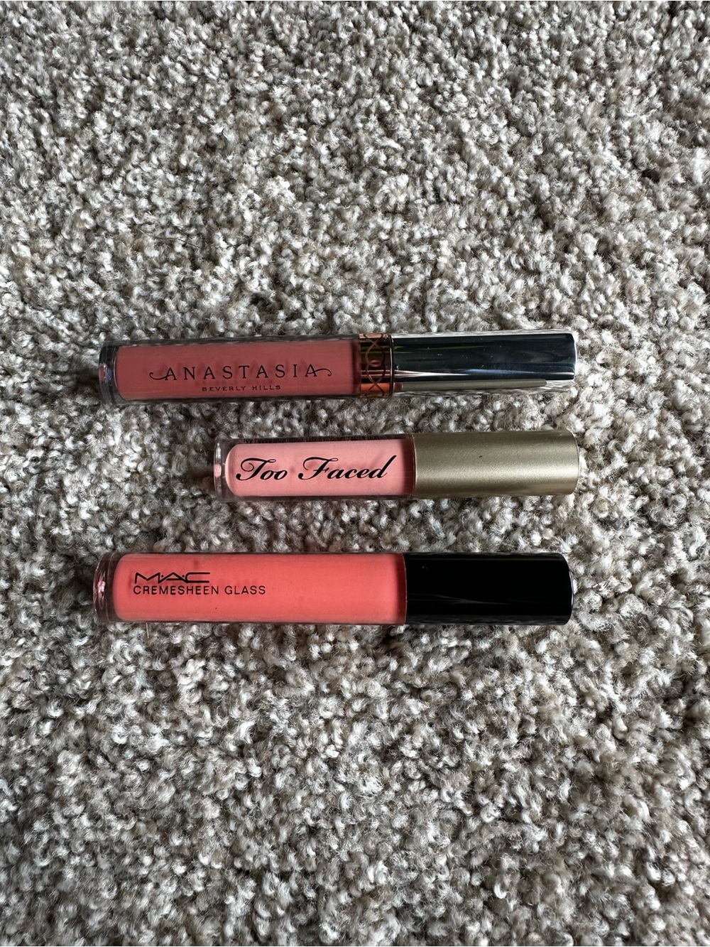 New Anastasia Too Faved MAC Lip Gloss Trio